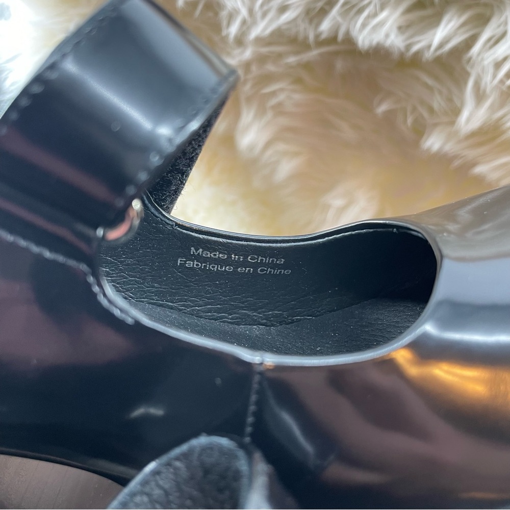 Jeffrey Campbell Black Patent Platform Mary Jane Heels - Picture 10 of 11